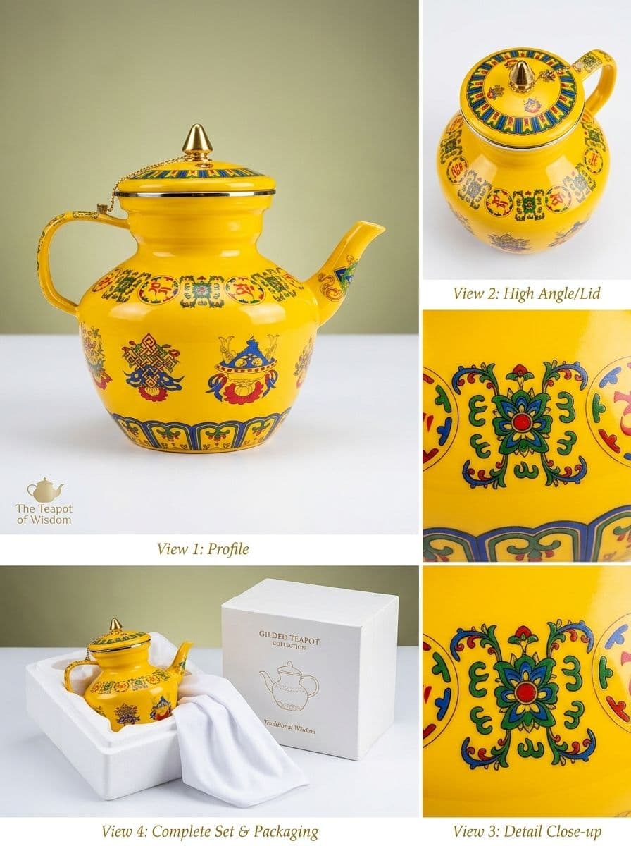 HOT WATER OR TEA JAR ( 2PCS ) YELLOW COLOR alternate