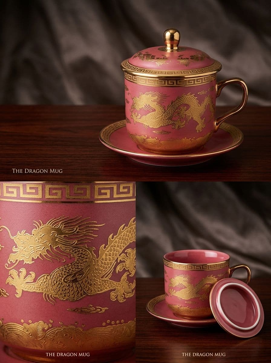TEA CUP ( LIGHT MAROON ) 3PCS alternate