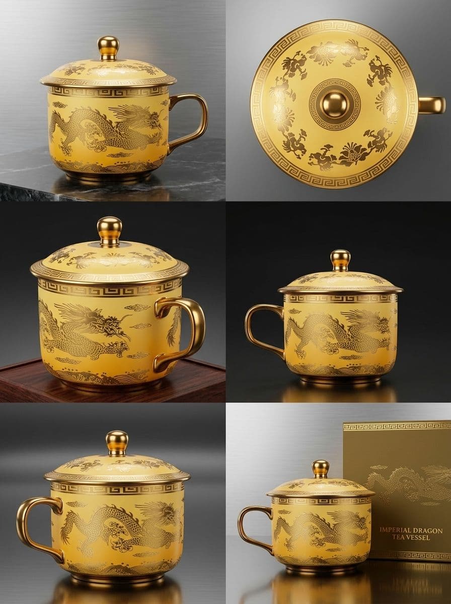 TEA CUP ( GOLD COLOR ) alternate