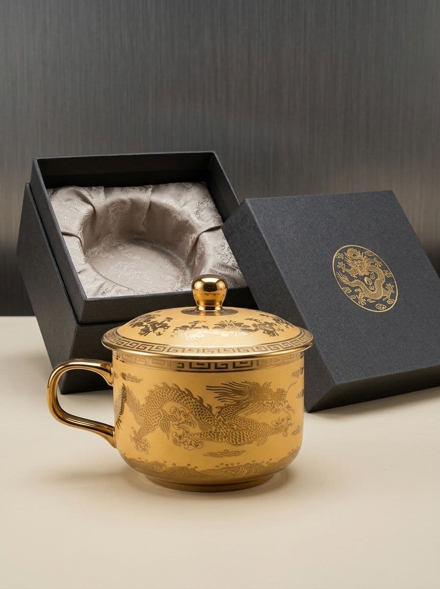 TEA CUP ( GOLD COLOR )