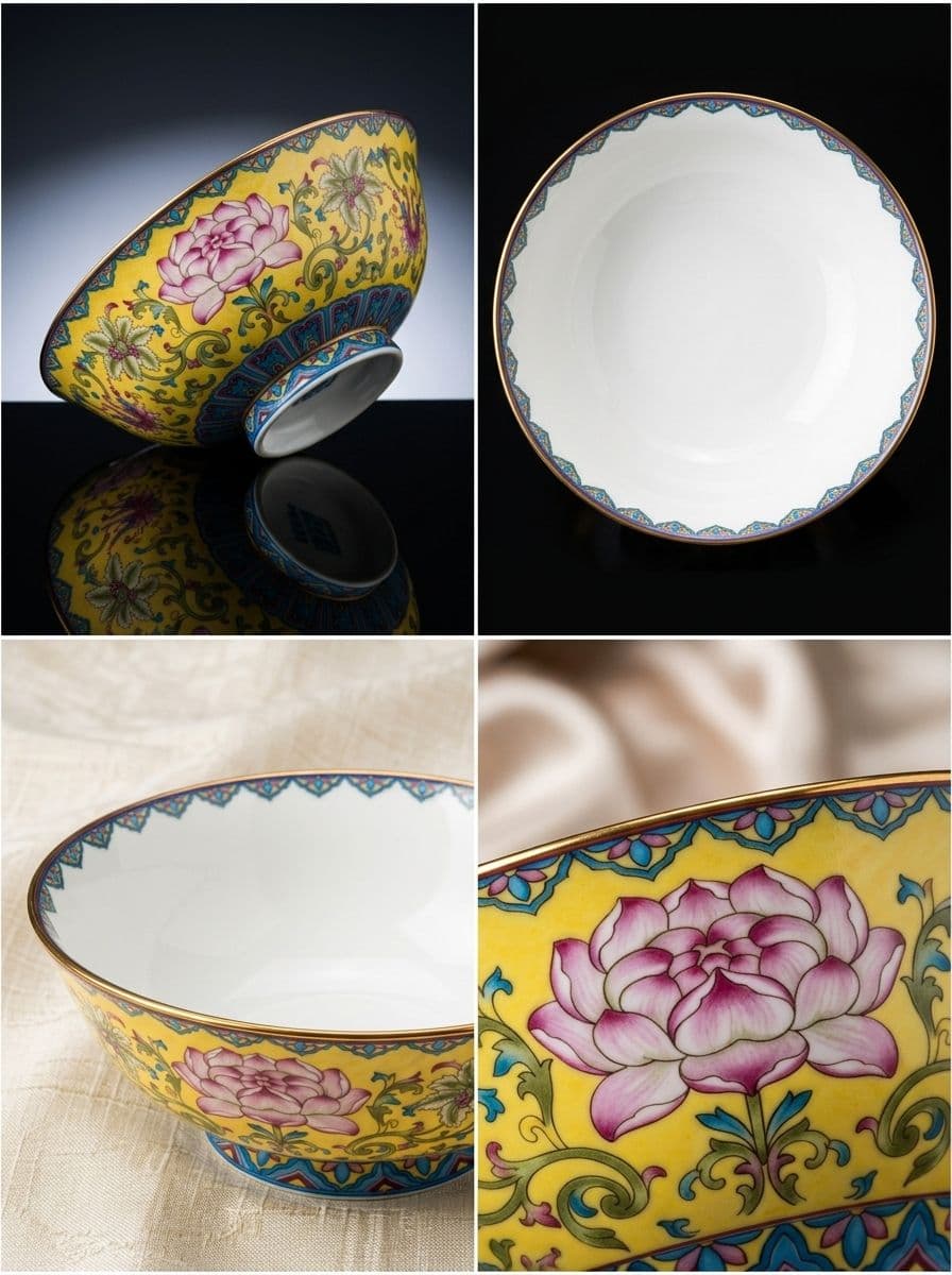 CERAMIC BOWL ( YELLOW COLOR ) 3PCS alternate