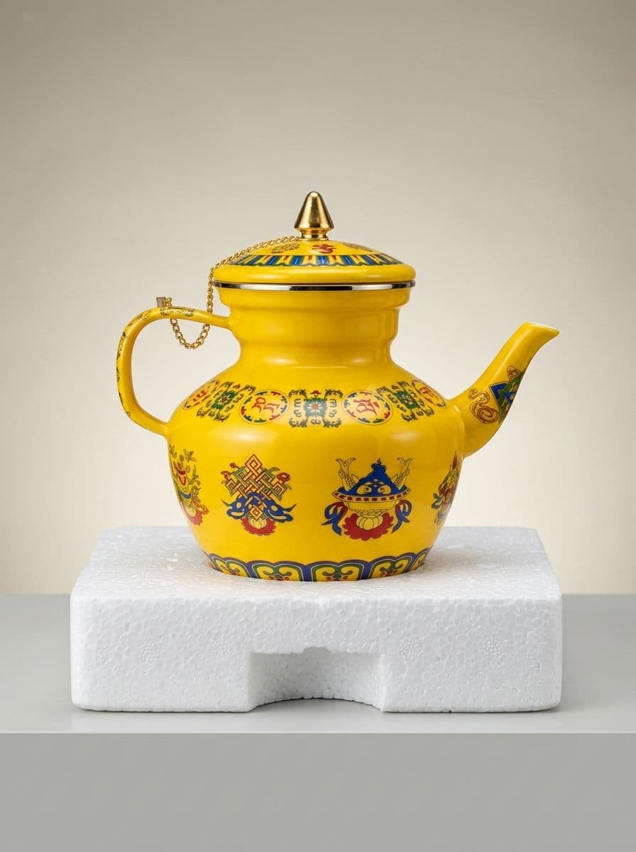 HOT WATER OR TEA JAR ( 2PCS ) YELLOW COLOR