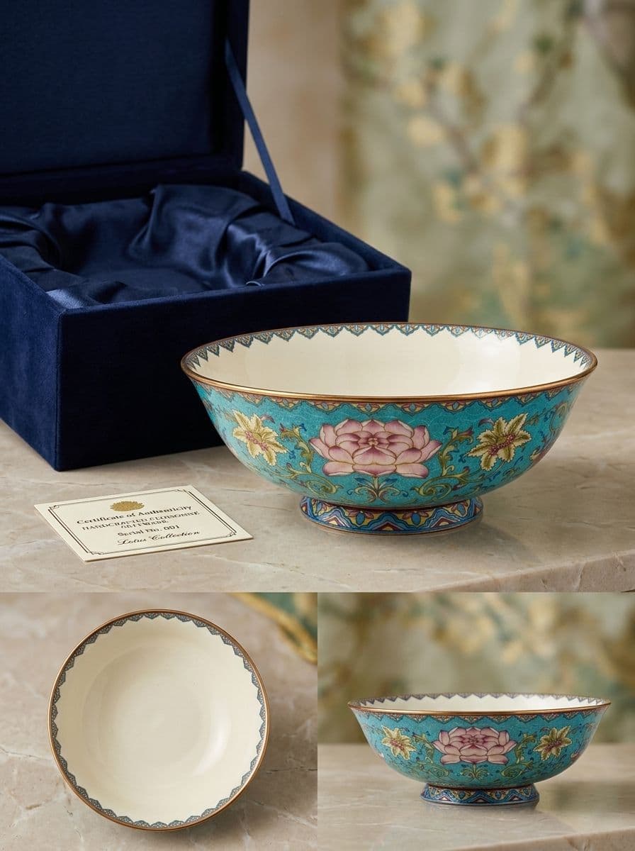 CERAMIC BOWL ( LIGHT BLUE COLOR ) ( 3PCS )