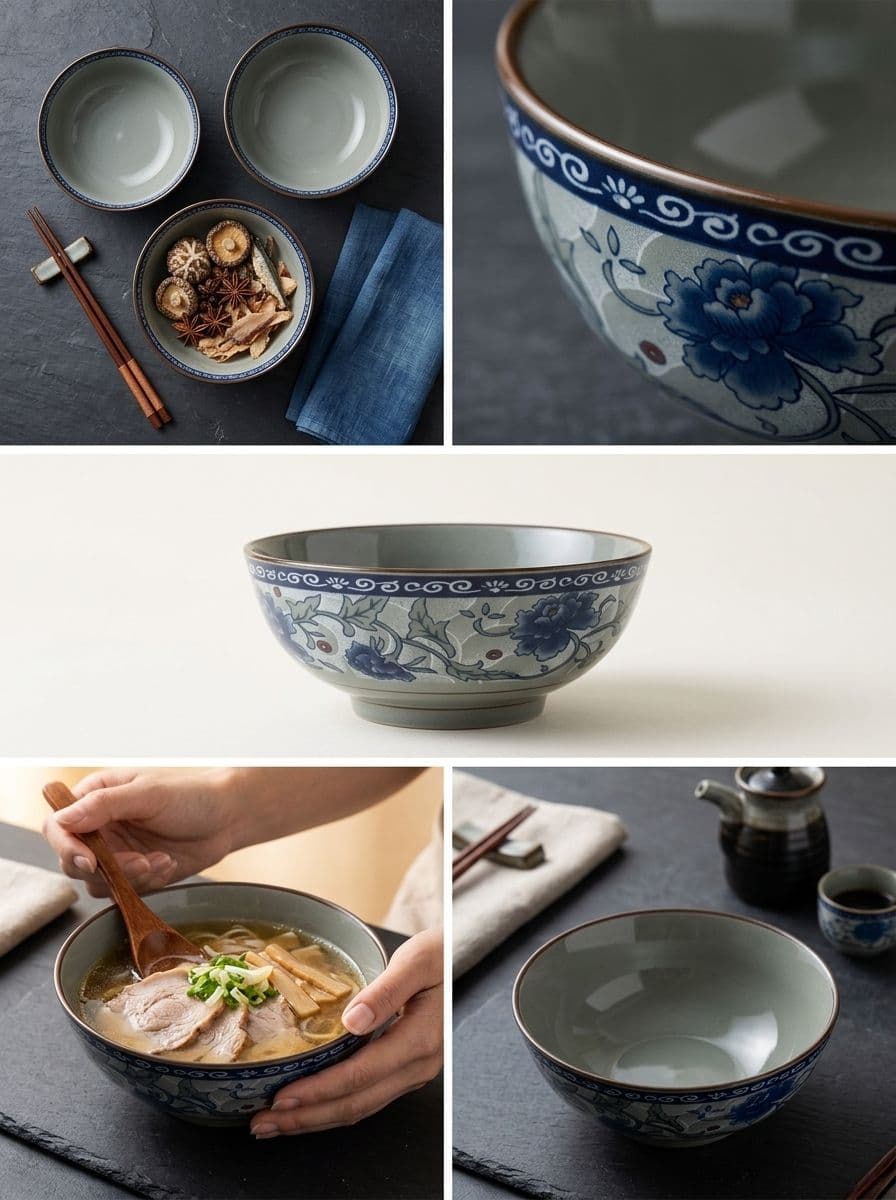 CERAMIC BOWL ( 3PCS ) DASLE BLUE alternate