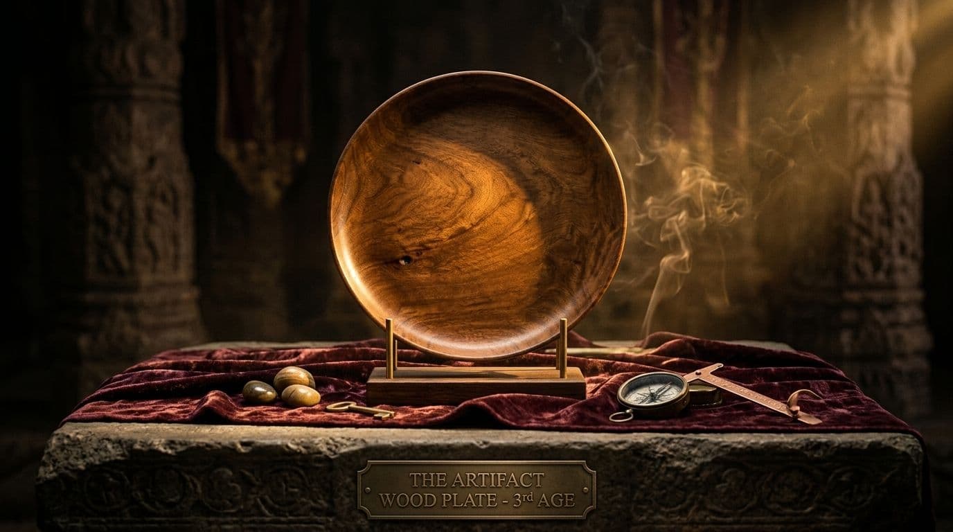 WOODEN PLATE